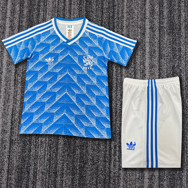1988 Netherlands Away Kids Jerseys