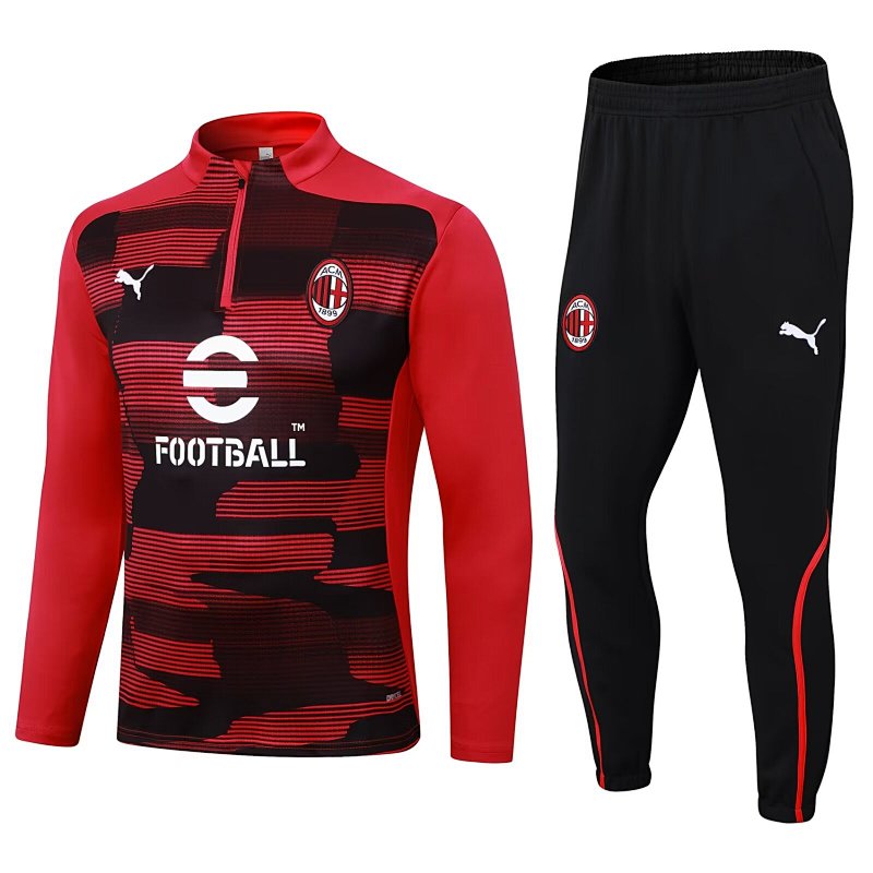 24-25 AC Milan Long Sleeve Training Suit