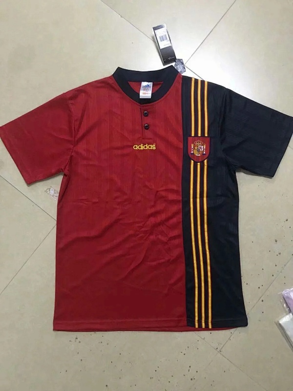 1996 Spain Home Retro Jerseys