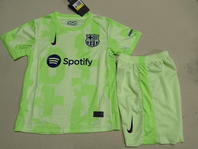 24-25 Barcelona Third Kids Jerseys