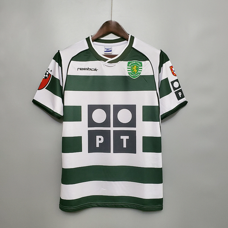 02-03 Sporting Lisbon Home Retro Jerseys