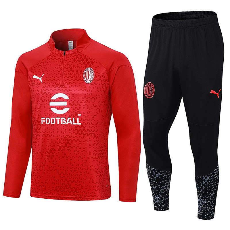 23-24 AC Milan Long Sleeve Training Suit