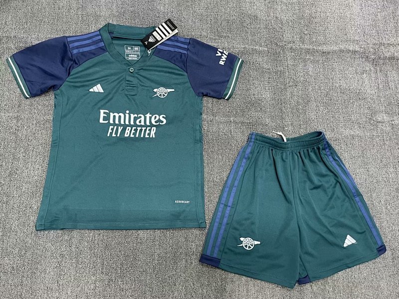 23-24 Arsenal Third Kids Jerseys