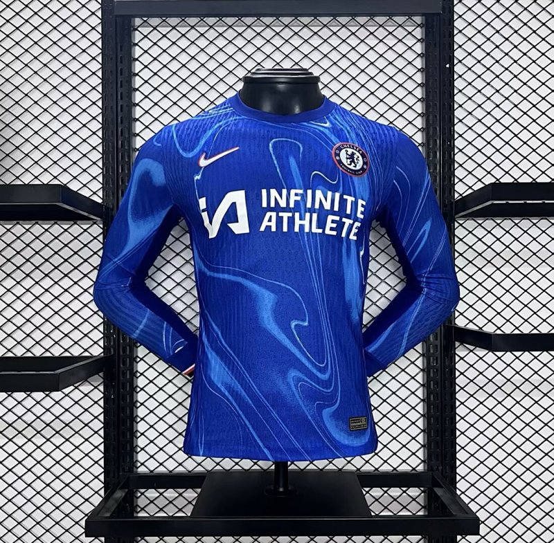 24-25 Chelsea Home Player Version Long Sleeve Jerseys