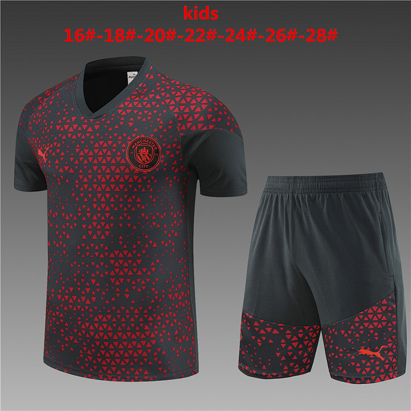23-24 Manchester City Kids Training Jerseys