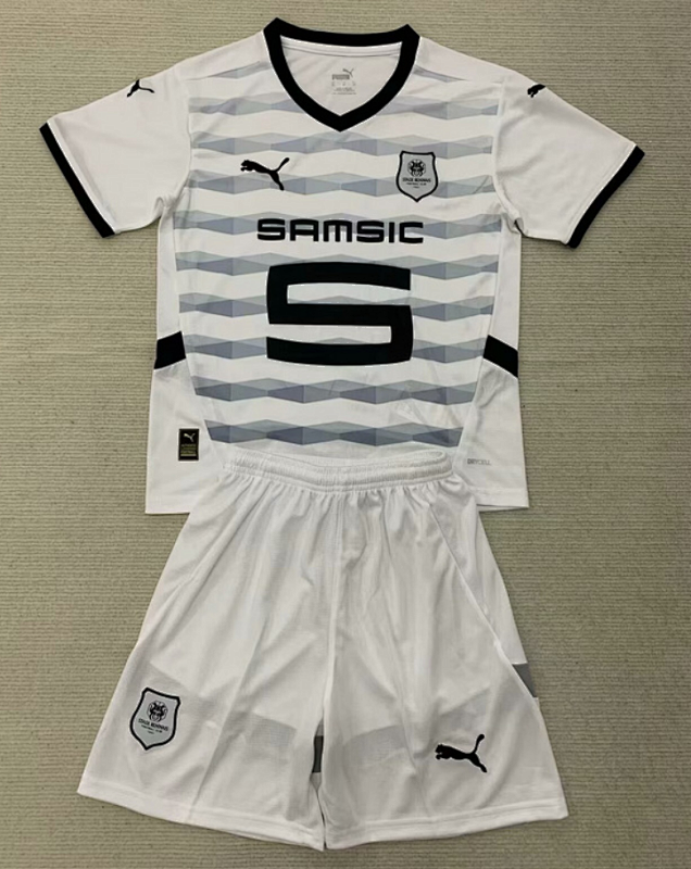 24-25 Rennais Away Kids Jerseys