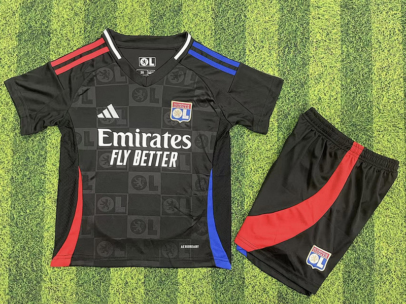24-25 Lyon Away Kids Jerseys
