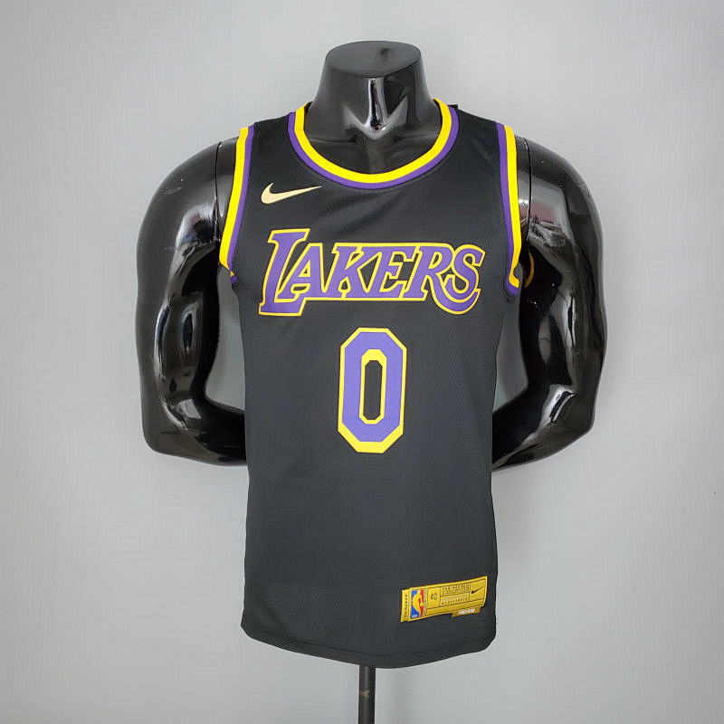 2021 KUZMA#0 Lakers Bonus Edition Black NBA Jersey S-XXL