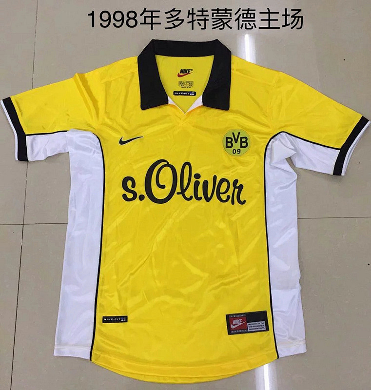 1998 Dortmund Home Retro Jerseys