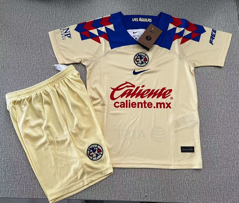 23-24 Club América Home Kids Jerseys