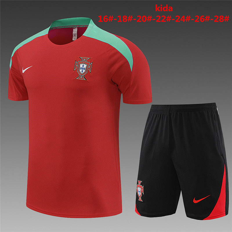 23-24 Portugal Kids Training Jerseys