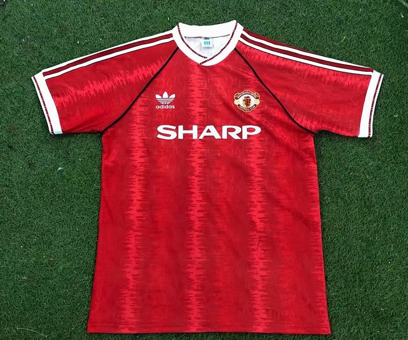 90-92 M-anchester U-nited Home Retro Jerseys