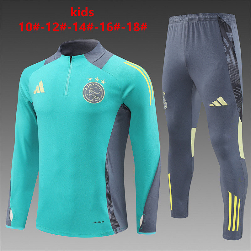 24-25 Ajax Kids Long Sleeve Training Suit