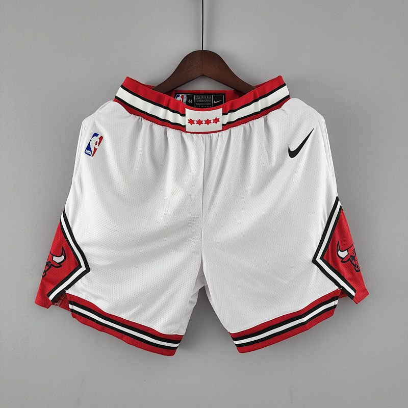 Chicago Bulls white NBA Shorts S-XXL