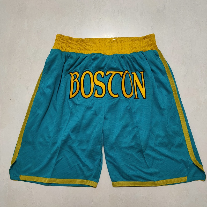 Celtics Pocket Pants Shorts Embroidery