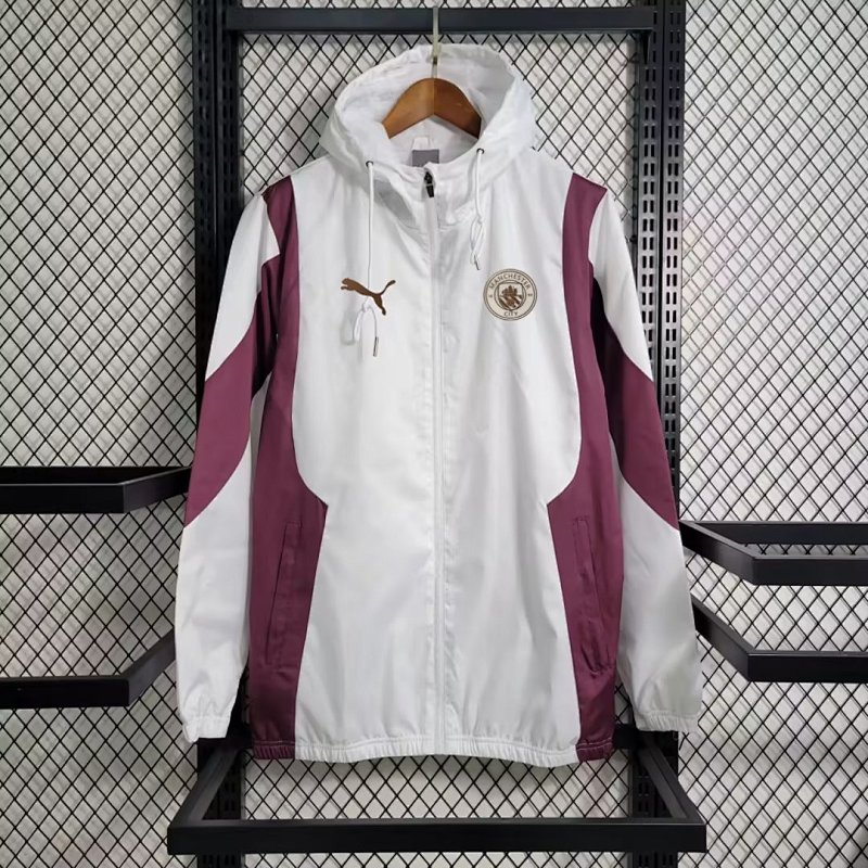23-24 Manchester City Hoodie Windbreaker Jackets