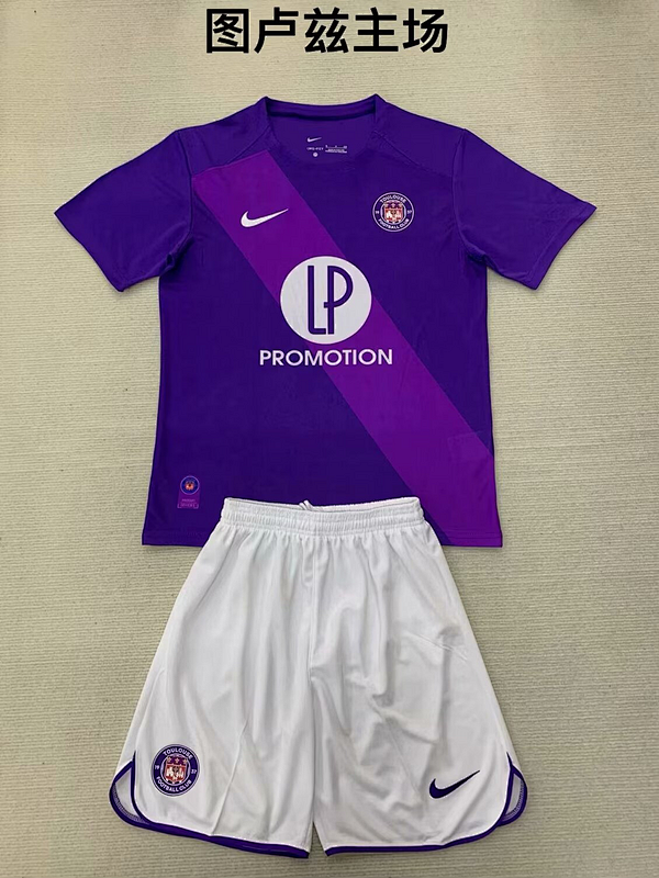 24-25 Toulouse Home Adults And Kids Jerseys
