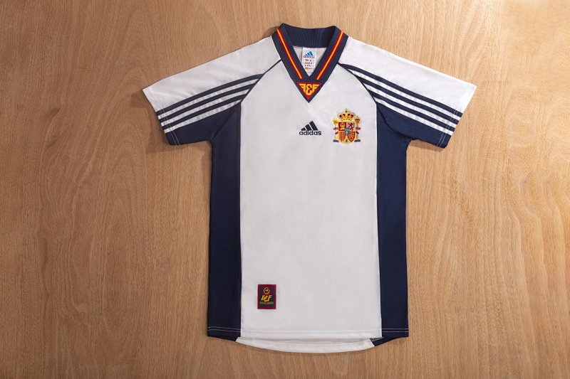 1998 Spain Away Retro Jerseys