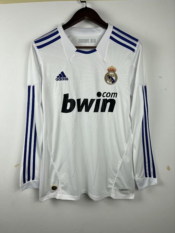 10-11 Real Madrid Home Retro Long Sleeve Jerseys