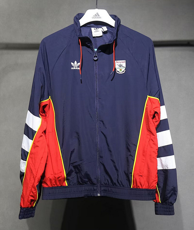 24-25 Arsenal Retro Style Windbreaker Jackets