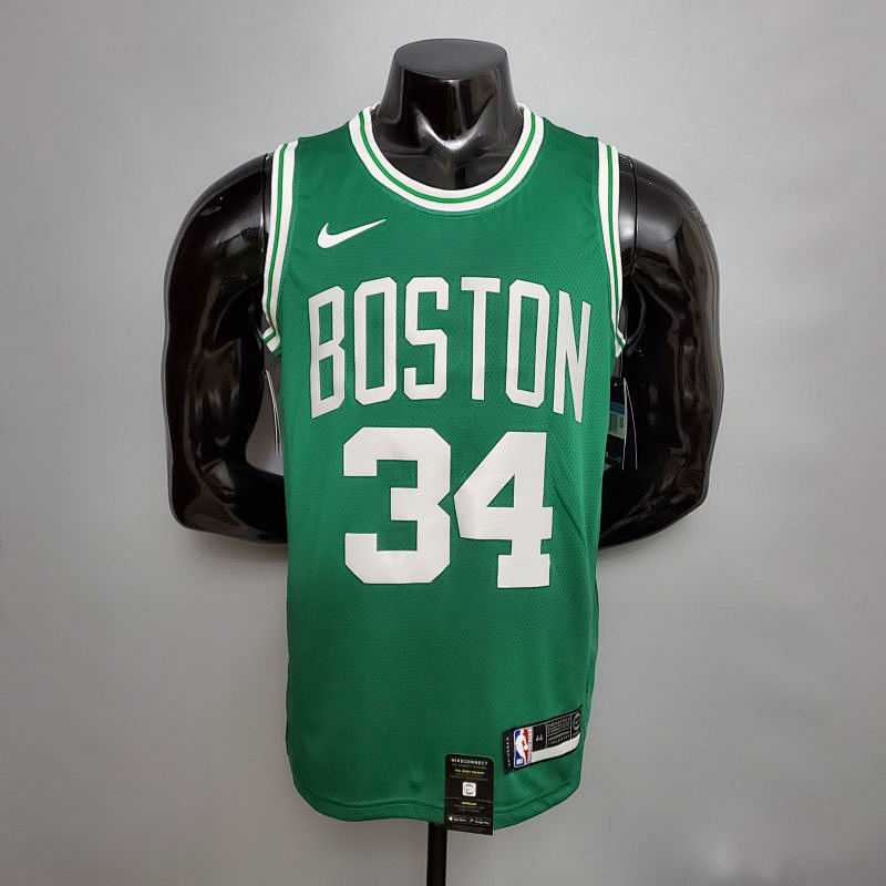PIERCE#34 Celtics green NBA jersey Size S-XXL Nike connect recognition
