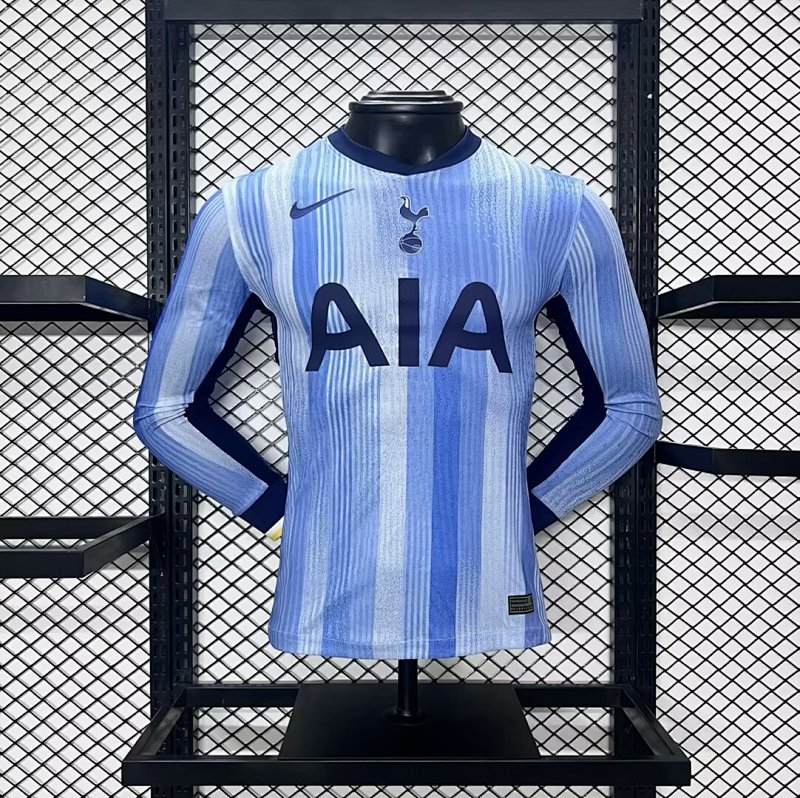 24-25 Tottenham Away Player Version Long Sleeve Jerseys