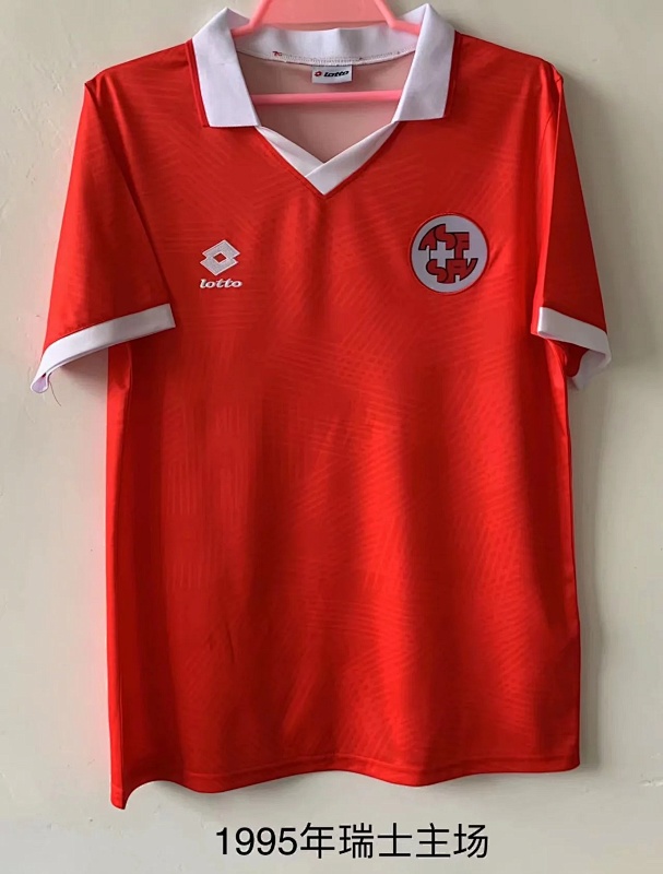 1995 Switzerland Home Retro Jerseys