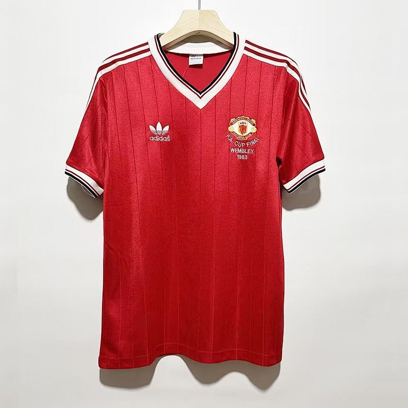 1983 M-anchester U-nited FA CUP FINAL Version Jerseys
