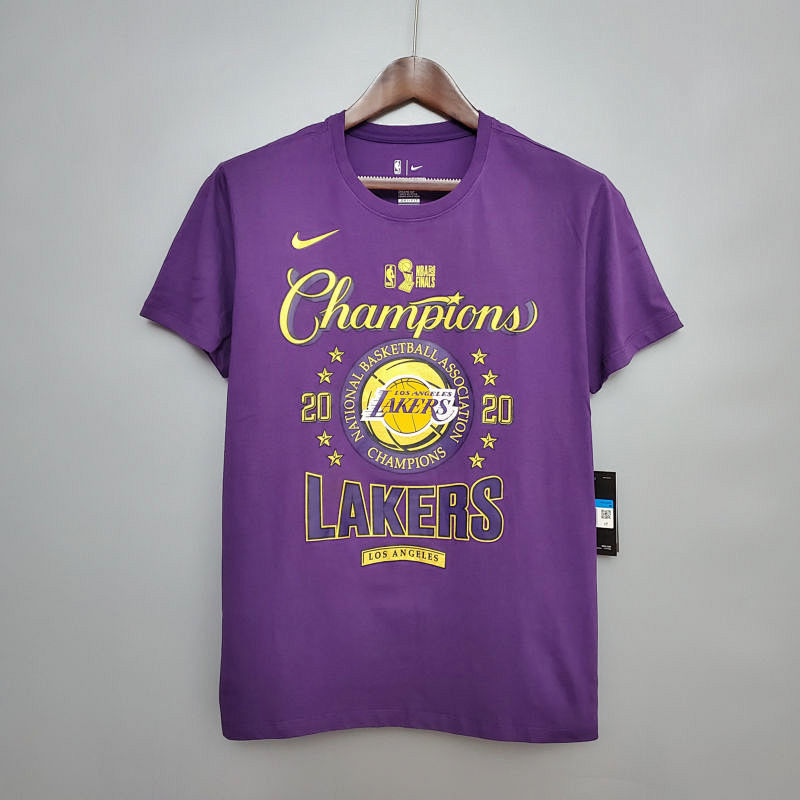 Lakers championship shirt purple S-XXL