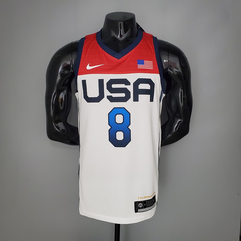 2021 Olympic Games MIDDLETON#8 USA Team USA White Red NBA Jersey S-XXL