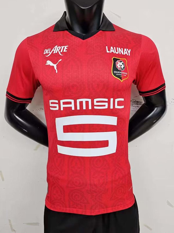 23-24 Rennes Home Player Version Jerseys
