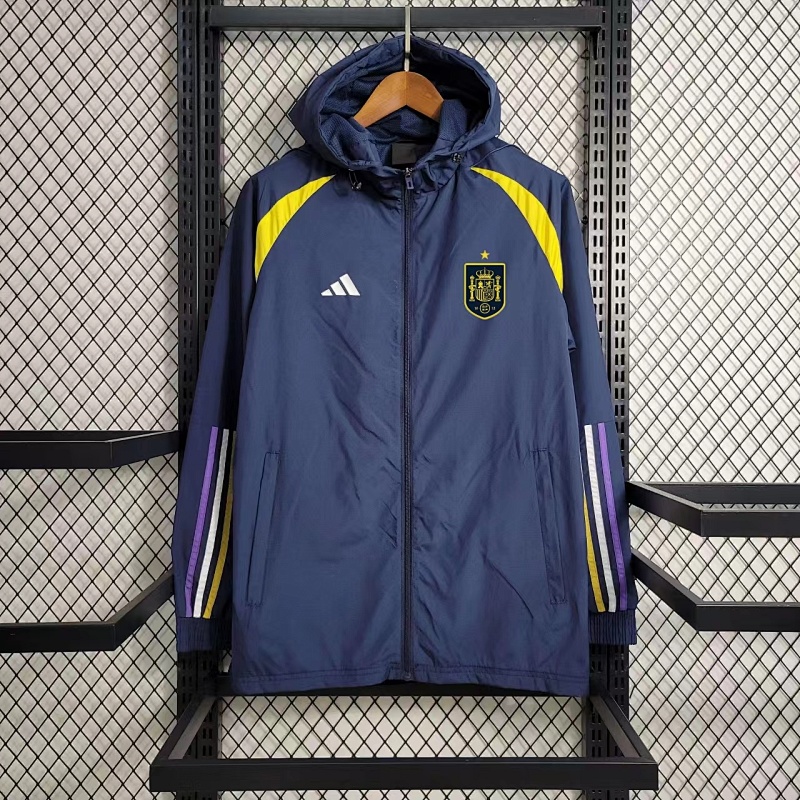 2023 Spain Hoodies Windbreaker Jackets