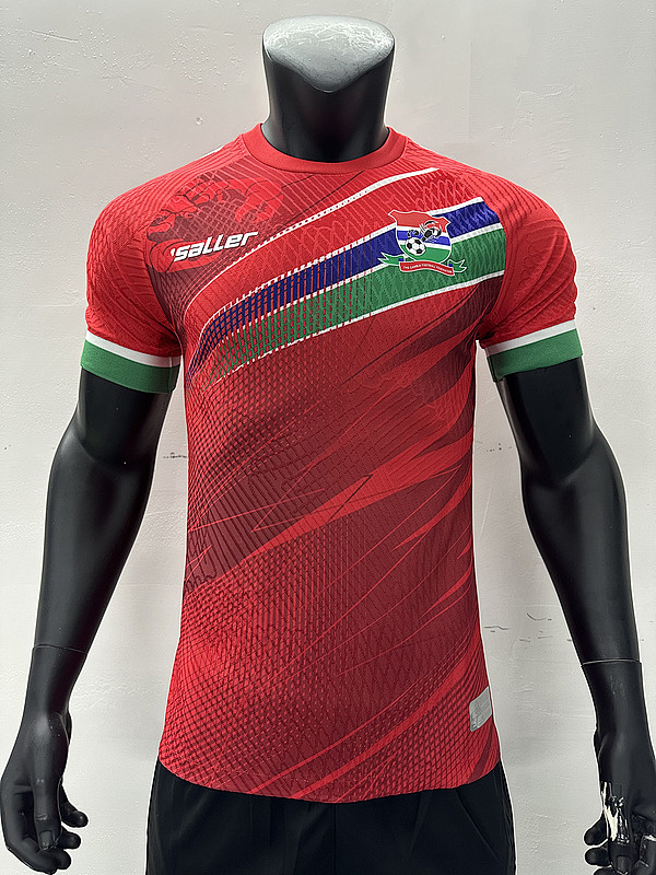 2023 Gambia Home Player Version Jerseys