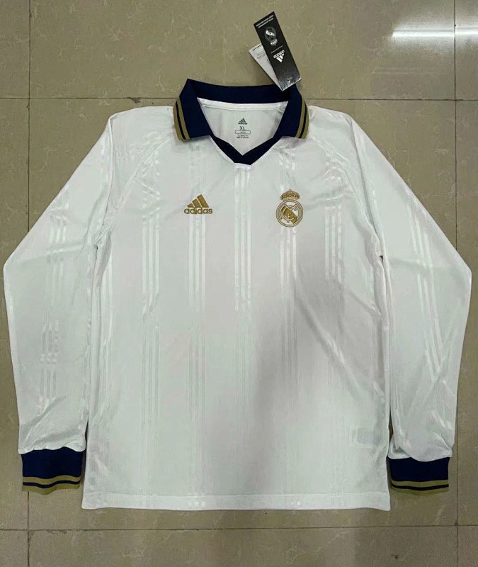 Real Madrid Retro Long Sleeve Training Jerseys