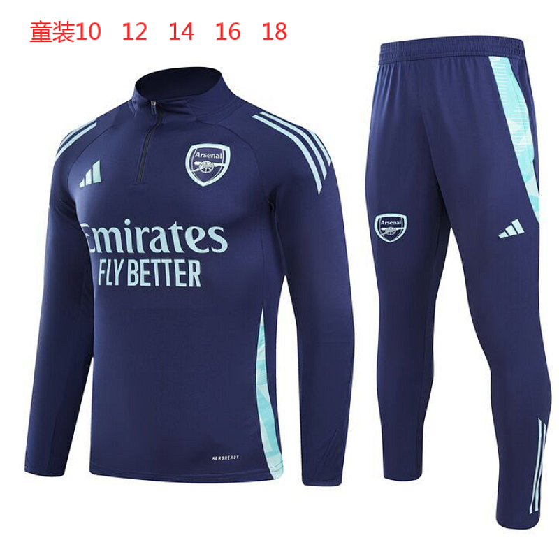 24-25 Arsenal Kids Long Sleeve Training Suit