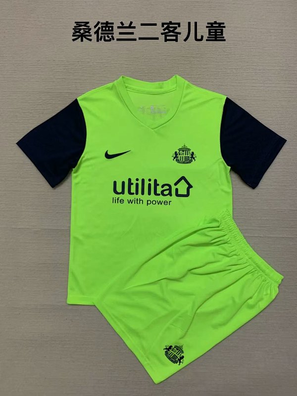 23-24 Sunderland Third Kids Jerseys