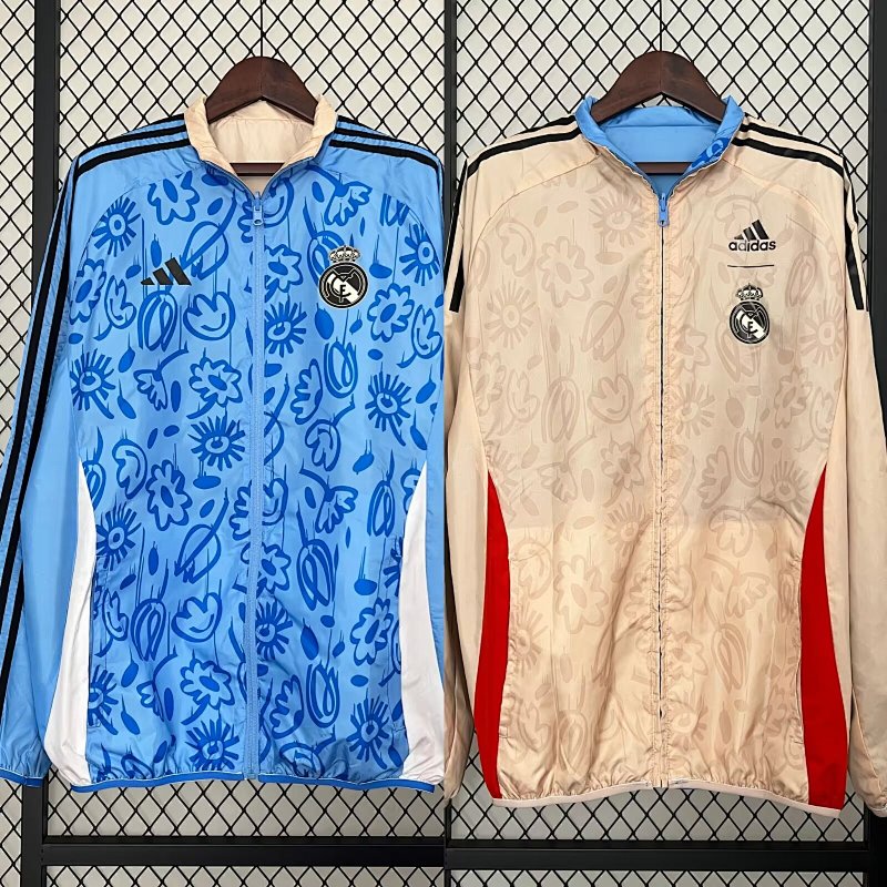 24-25 Real Madrid Both Windbreaker Jackets