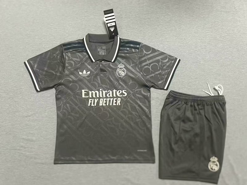 24-25 Real Madrid Third Kids Jerseys