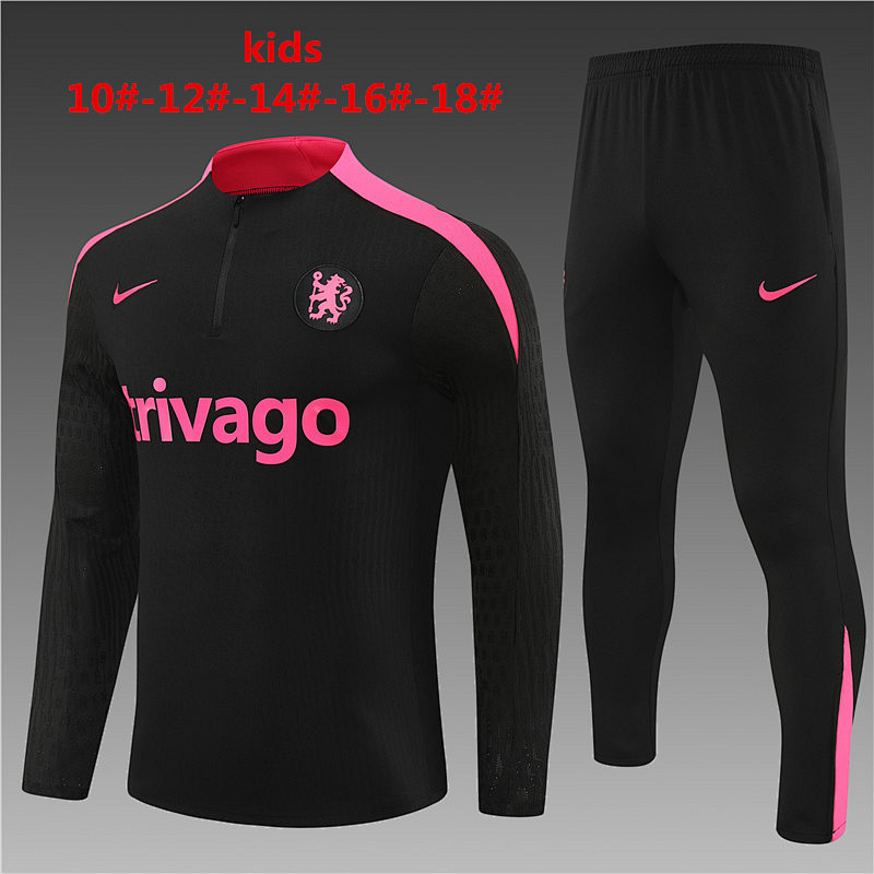 24-25 Chelsea Kids Player Long Sleeve Training Suit