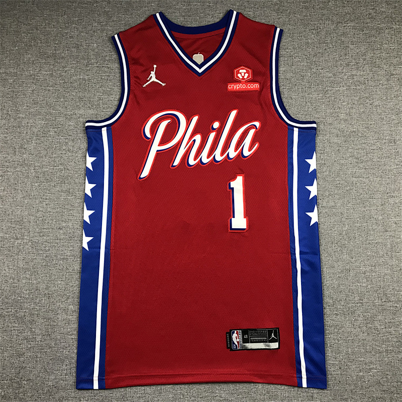 76ers #1 Embroidery
