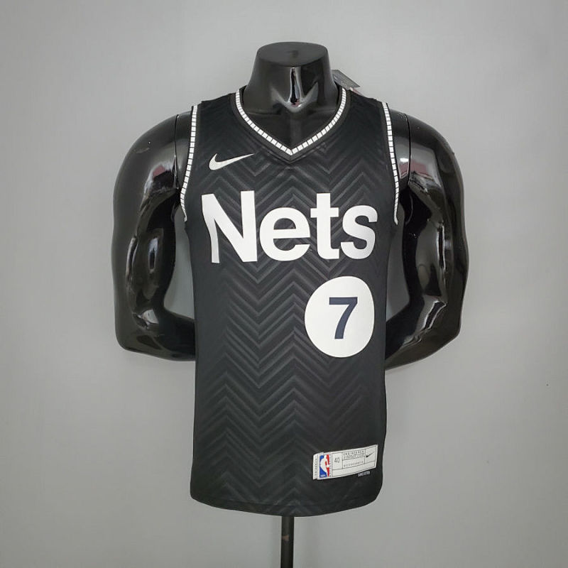 2021 Durant #7 Brooklyn Nets Bonus Edition Black NBA Jersey S-XXL
