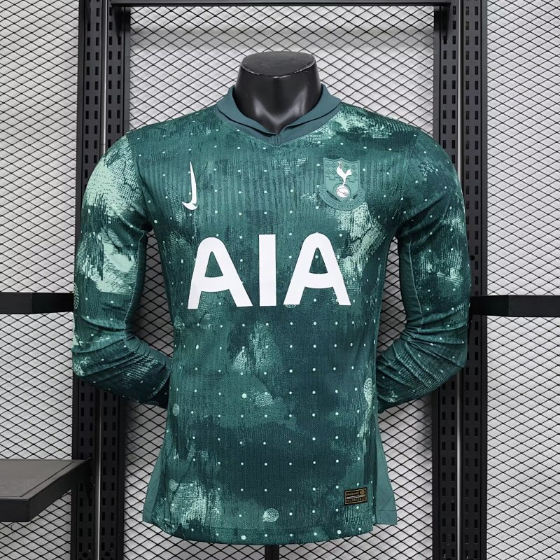24-25 Tottenham Third Player Version Long Sleeve Jerseys