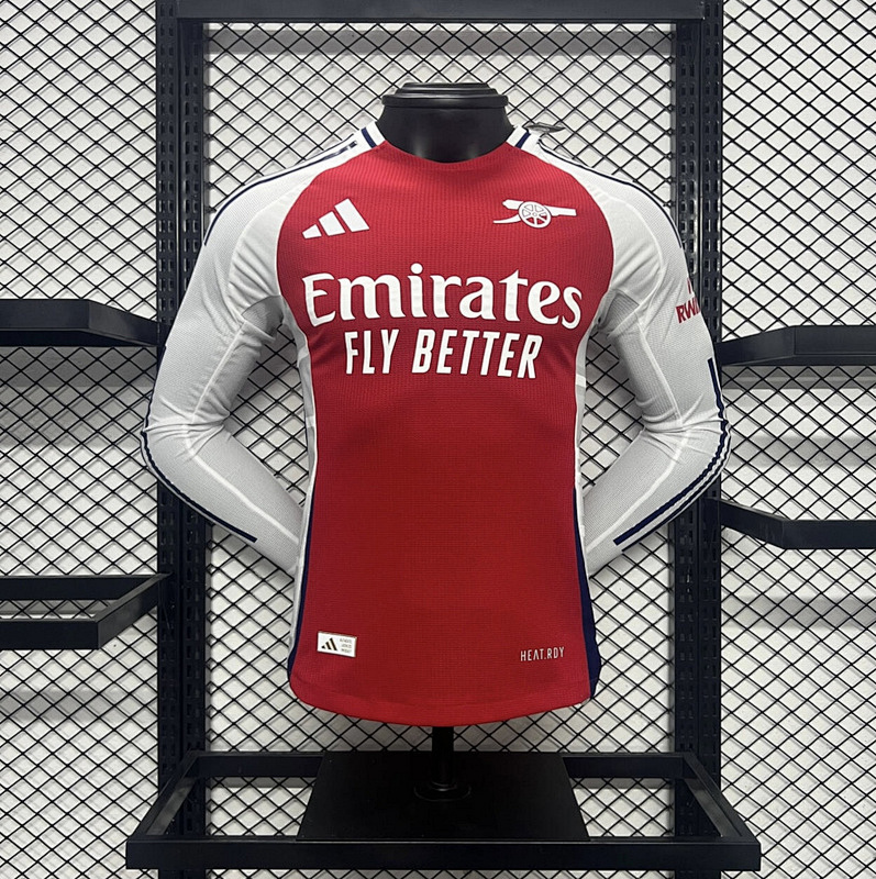 24-25 Arsenal Home Player Version Long Sleeve Jerseys