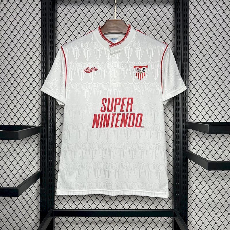 91-92 Sevilla FC Home Retro Jerseys
