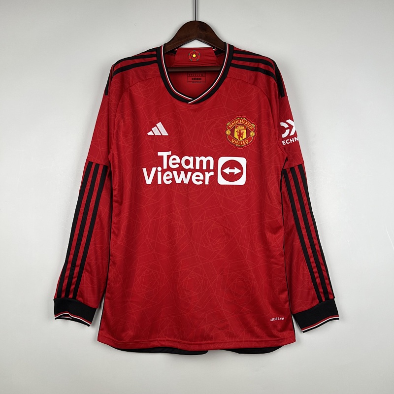 23-24 M-anchester U-nited Home Long Sleeve Jerseys