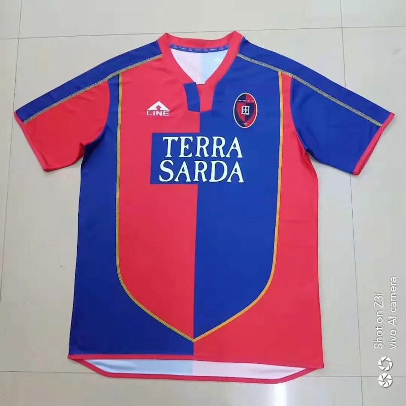 03-04 Cagliari Home Retro Jerseys