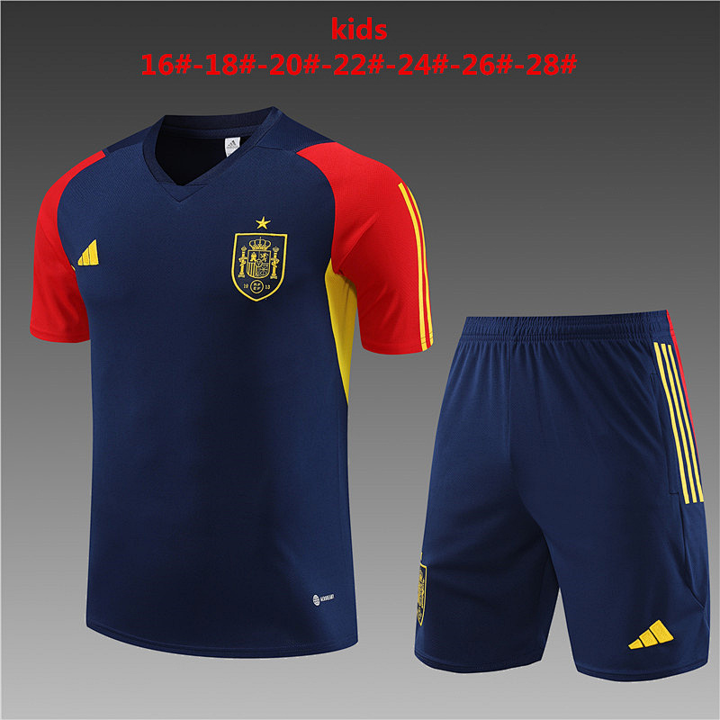 2023 Spain Kids Training Jerseys