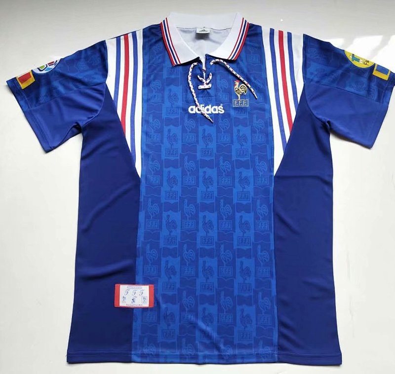 1996 France Home Retro Jerseys