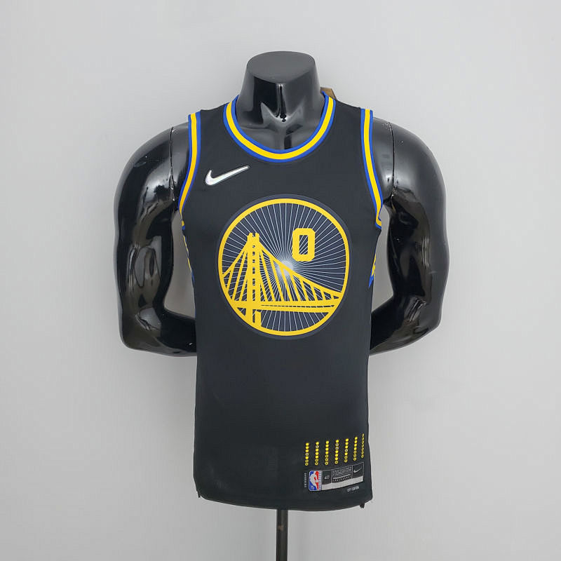 2022 Season Payton II#0 Warriors City Edition Black NBA Jersey S-XXL