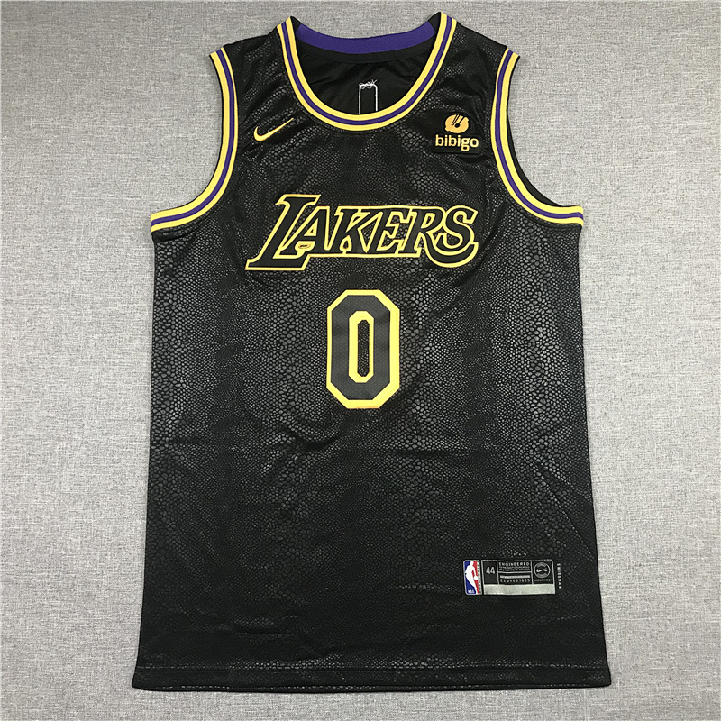 Lakers #0 City Edition Embroidery